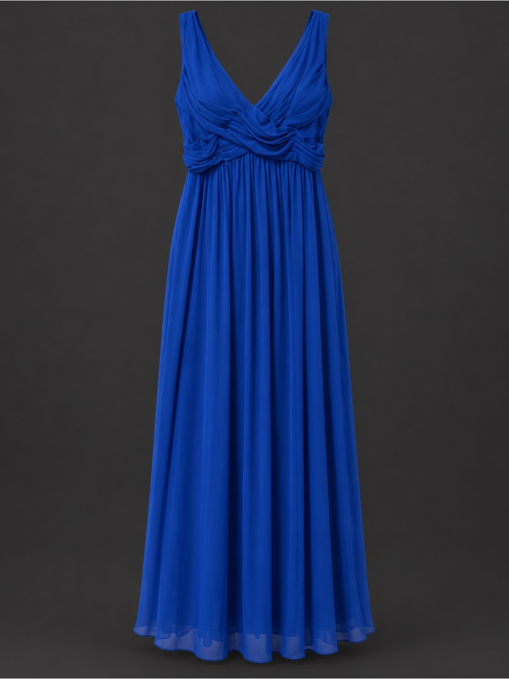 David’s Bridal Blue Bridesmaid Dress